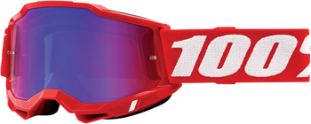 Мотоокуляри Ride 100% ACCURI 2 Goggle Red - Mirror Red/Blue Lens, Mirror Lens